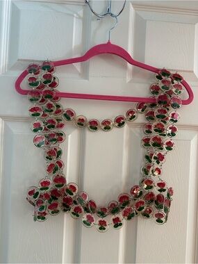 Dauphinette Rose Harness Chainmaille Crop Top S/M
